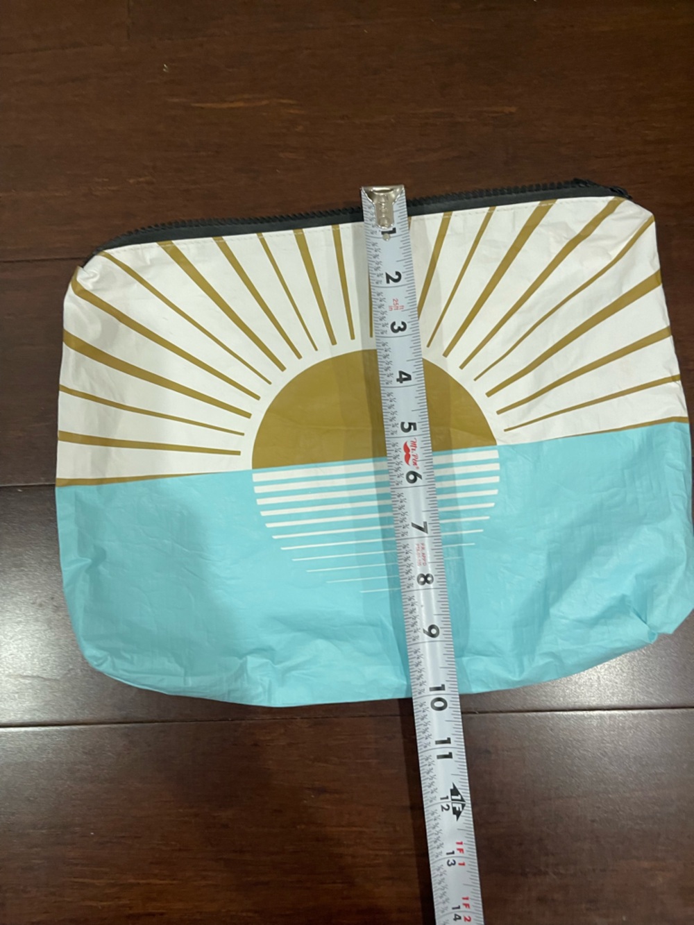 aloha collection pouch zippered with sun & water print - Picture 6 of 8